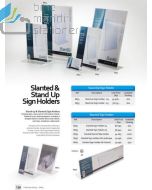 Foto Display Acrylic & Sign holder merk Bantex