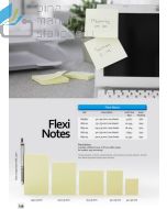 Gambar Sticky note pesan tempel Bantex 8871-04 Flexi Notes 657 merek Bantex