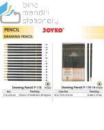 Jual Pensil Tulis Dan Gambar Joyko Drawing Pencil P-118 (5H,4H,3H,2H,H) terlengkap di toko alat tulis